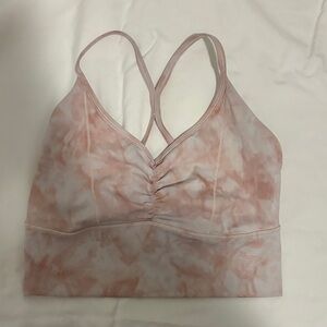 Gymshark Blush Tie-Dye Sports Bra